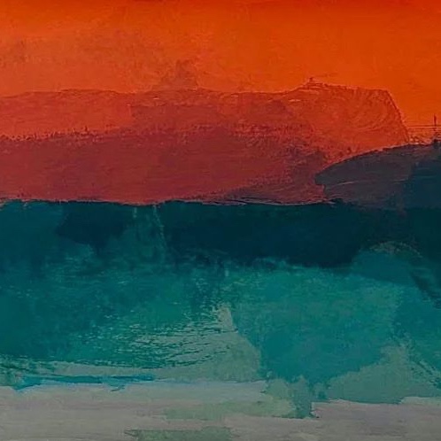 Orange Sky painting by DIGIVMUSIC